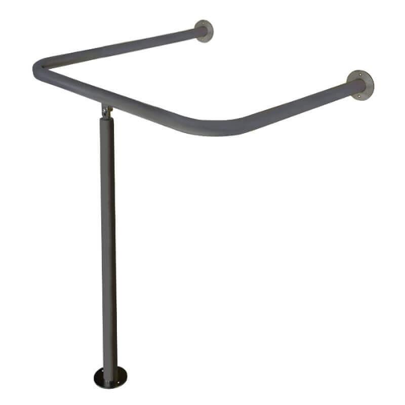 Поручень для раковини для інвалідів, три точки опори, ручка ∅32 мм, нержавіюча сталь.