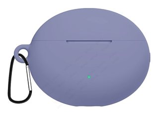 Чохол-накладка DK Silicone Candy Friendly з карабіном для Huawei FreeBuds 4i (lavender grey)