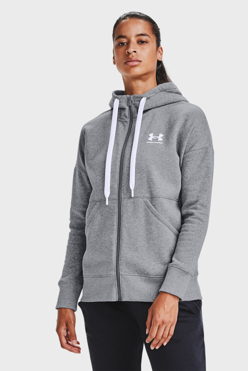 Сіра жіноча худі Under Armour Rival Fleece FZ 1356400-035