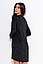 Повсюдний вільне плаття з ангори тепліше коротке великих розмірів L, XL, XXL, 3XL колір чорний, бордовий, фото 2