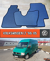 Передние ЕВА коврики Фольксваген ЛТ 1996-2005. EVA резиновые ковры на Volkswagen LT