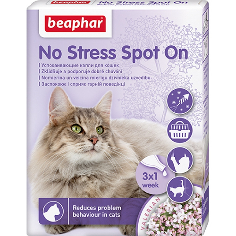 Beaphar No Stress Spot On краплі антистрес для кішок - 1 піп.