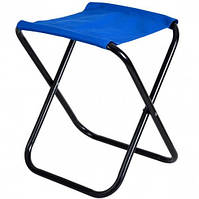 Стілець складаний YE chairs синій без спинки для відпочинок/ туризм/кавотолинка/ сад