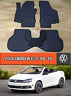 ЕВА коврики Фольксваген Эос 2006-2015. EVA резиновые ковры на Volkswagen Eos