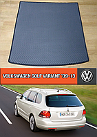 ЕВА коврик багажника Фольксваген Гольф 6 универсал 2009-2013. EVA резиновые ковры на Volkswagen Golf 6 Variant