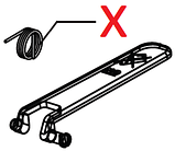 11023035 Пружина на жовтий прапорець бункеру води, Exprelia, фото 2