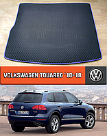 ЕВА коврик в багажник Фольксваген Туарег 2010-2018. EVA ковер багажника на Volkswagen Touareg