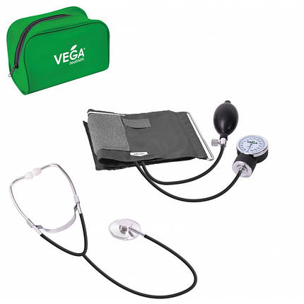 Механічний тонометр зі стетоскопом VEGA-VM-200, фото 2