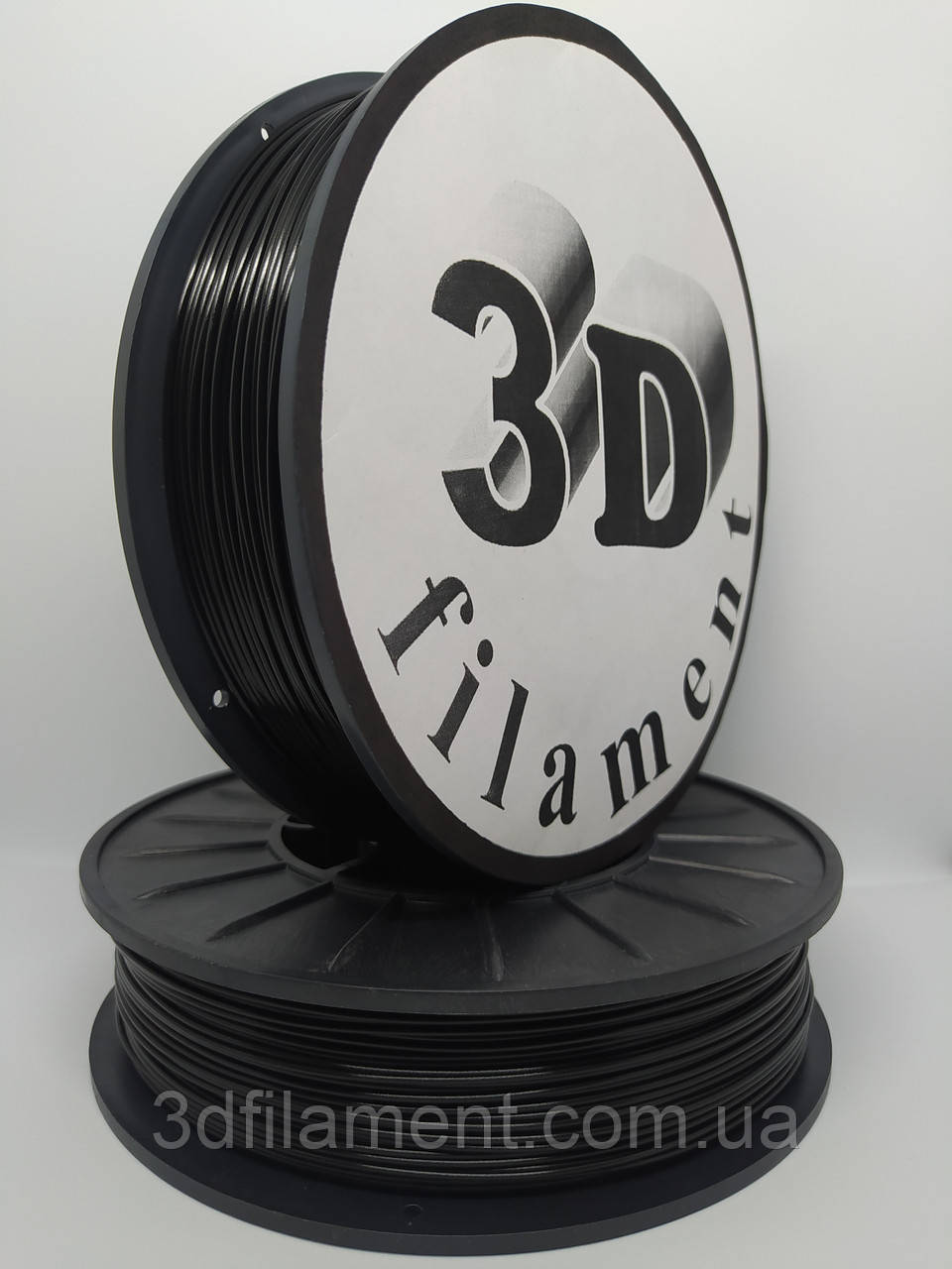 PLA (ПЛА) пластик для 3D принтера Чорний 1,75mm 0,75кг - фото 2 - id-p1255585437