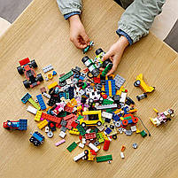 LEGO Classic Кубики й колеса 653 деталей (11014), фото 6