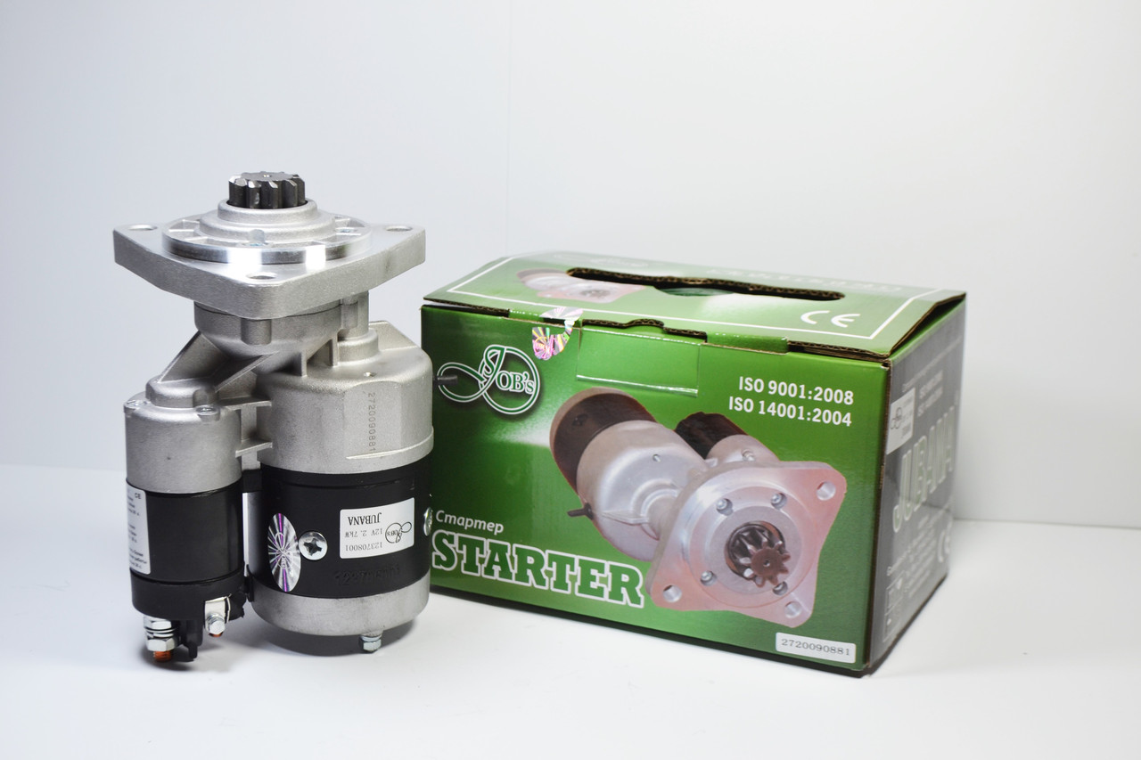 Стартер редукторний 12в. 2.7 квт Jubana (МТЗ, ЮМЗ,Т-40, Т-25,Т-16), фото 1