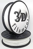 PLA (ПЛА) пластик для 3D принтера Білий 1,75mm 0,75кг