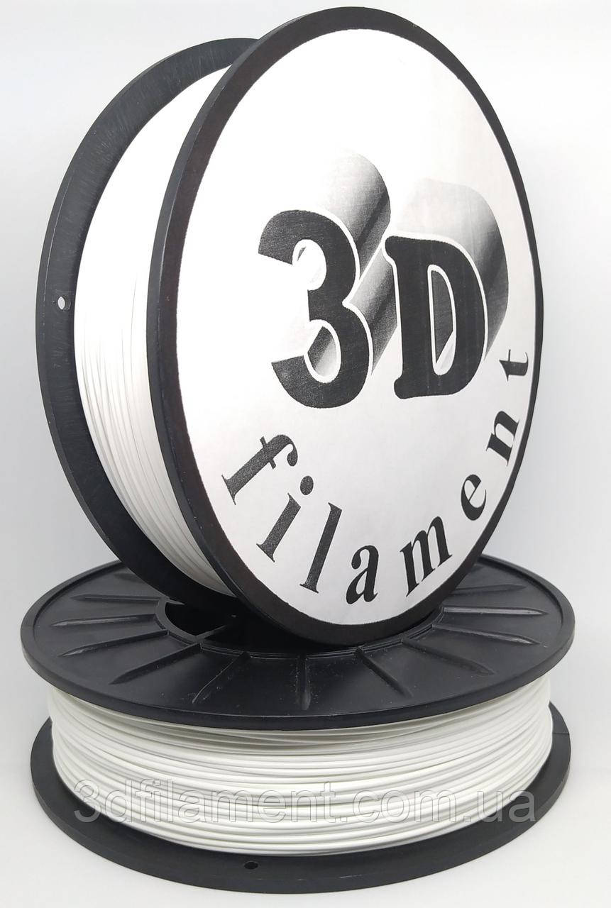 PLA (ПЛА) пластик для 3D принтера Білий 1,75mm 0,75кг - фото 1 - id-p1255535307