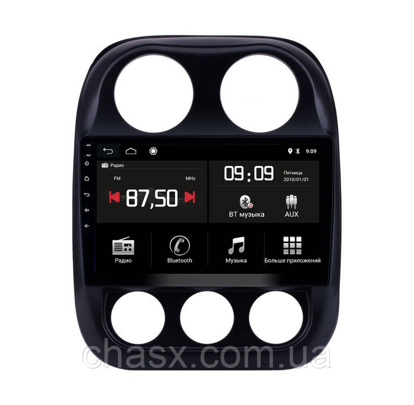 Штатна магнітола Torssen Jeep Compas/Patriot 10-16 MQD10232 DSP