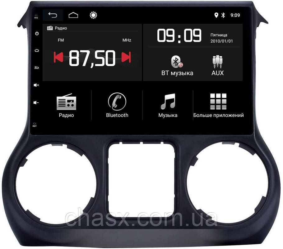 Штатна магнітола Torssen Jeep Wrangler 11-17 MQG9232 4G