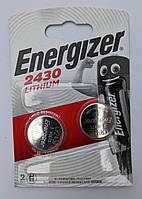 Батарейка Energizer CR2430 LITHIUM (2 бат. на блистере) цена за один блистер