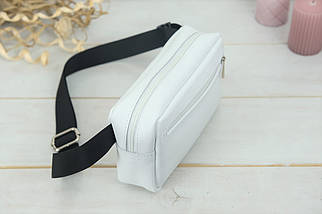 Жіноча сумка "Модель №59" з натуральної шкіри колір Білий, фото 3