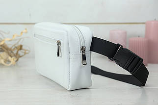 Жіноча сумка "Модель №59" з натуральної шкіри колір Білий, фото 4