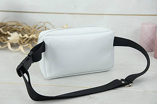 Жіноча сумка "Модель №59" з натуральної шкіри колір Білий, фото 5