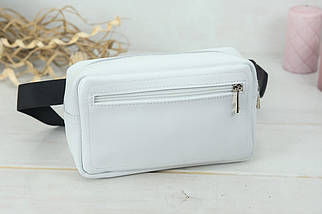 Жіноча сумка "Модель №59" з натуральної шкіри колір Білий, фото 2