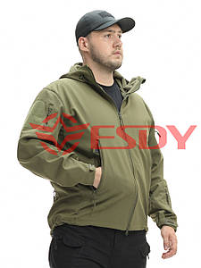 Куртка ESDY Softshell софтшел, тактична 01. Олива