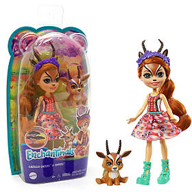 Лялька Енчантімалс «Enchantimals» - Газель Габріелла і вихованець Рейсер, 15 см (GTM26)