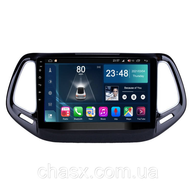 Штатна магнітола Torssen Jeep Compas 17- F10332 4G Carplay