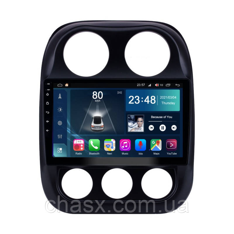 Штатна магнітола Torssen Jeep Compas/Patriot 10-16 F10332 4G Carplay