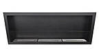 Біокамін S-Line Black 120x46 см чорний зі склом, фото 7