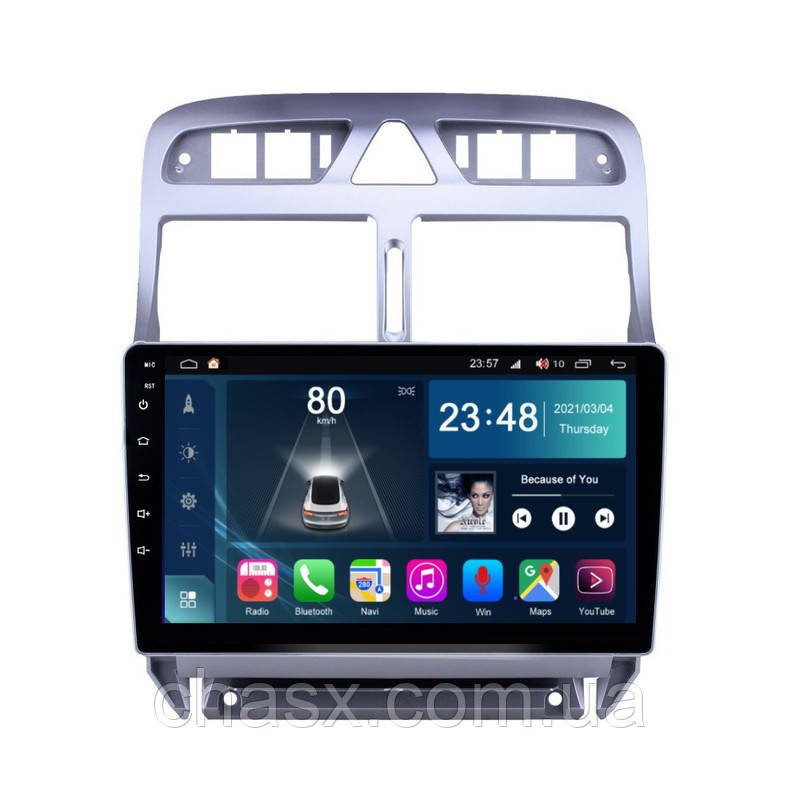Штатна магнітола Torssen Peugeot 307 02-13 F9332 4G Carplay