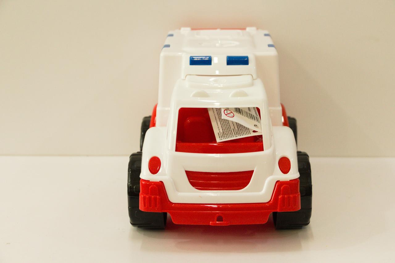 Детская пластиковая машина для мальчика Скорая помощь ТехноК игрушечная машинка скорой помощи для ребенка - фото 5 - id-p1454860442