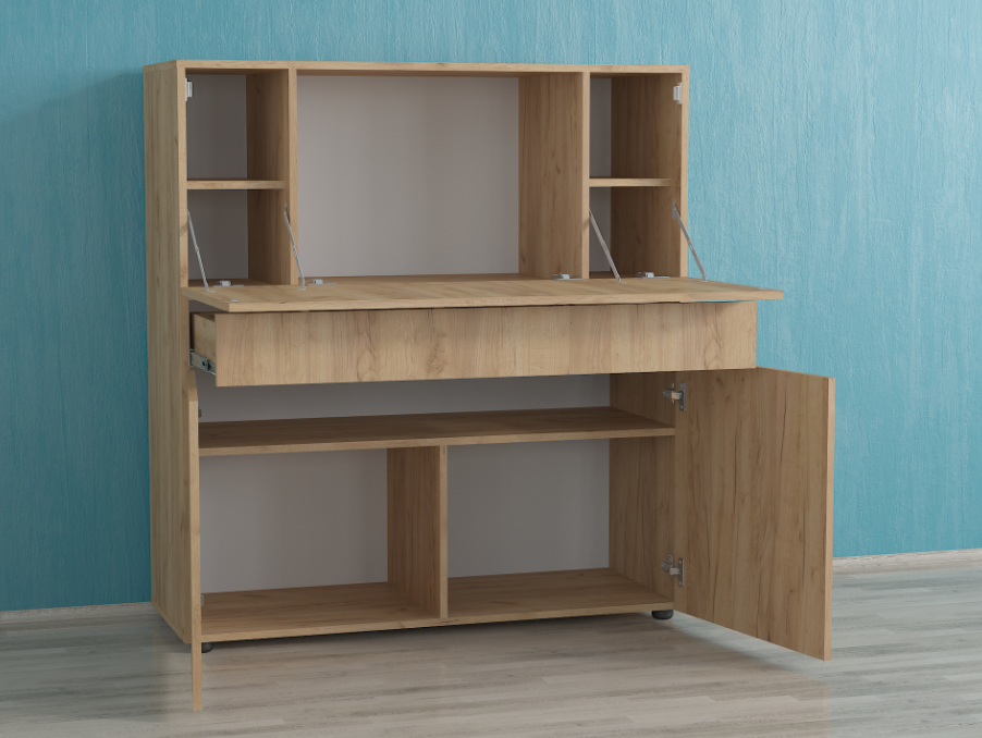 Письменный Стол Трансформер с Полками, Компьютерный Стол Трансформер ...