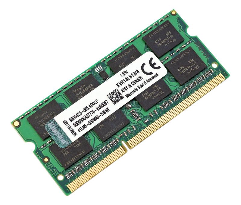 DDR3L 8Gb 1866MHz для ноутбука - SoDIMM KVR18LS13/8 оперативна пам'ять PC3L-14900 1.35 v 8192MB