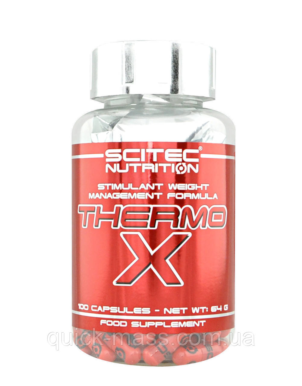 Потужний жироспалювач Scitec Nutrition Thermo-X 100 капсул