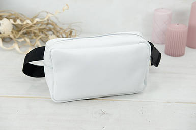 Жіноча сумка "Модель №58" з натуральної шкіри колір Білий