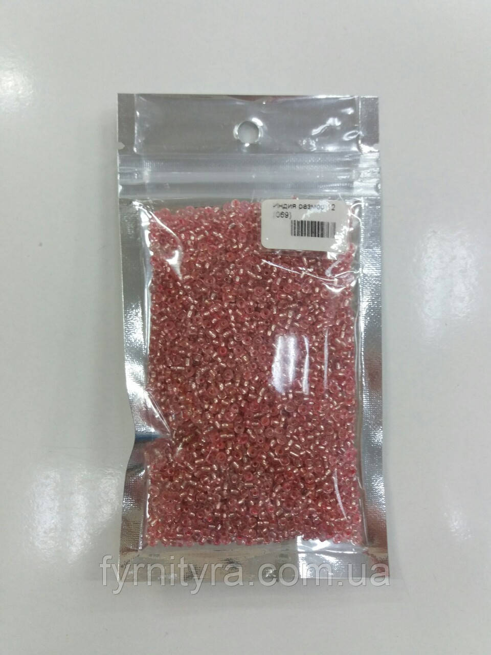 Бісер 50 г блискуча чайна троянда, фото 1