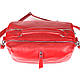Жіноча шкіряна сумочка 44 червона, фото 5