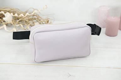 Жіноча сумка "Модель №58" з натуральної шкіри колір Бузковий