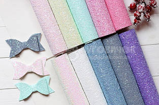 Кожзам Candy з великим глітером