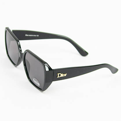 Жіночі брендові сонцезахисні окуляри DIOR (арт. 8699) чорні, фото 3
