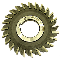 Фреза дискова тристороння 100х6х32 Р6М5 прямий зуб, ГОСТ 28527-90