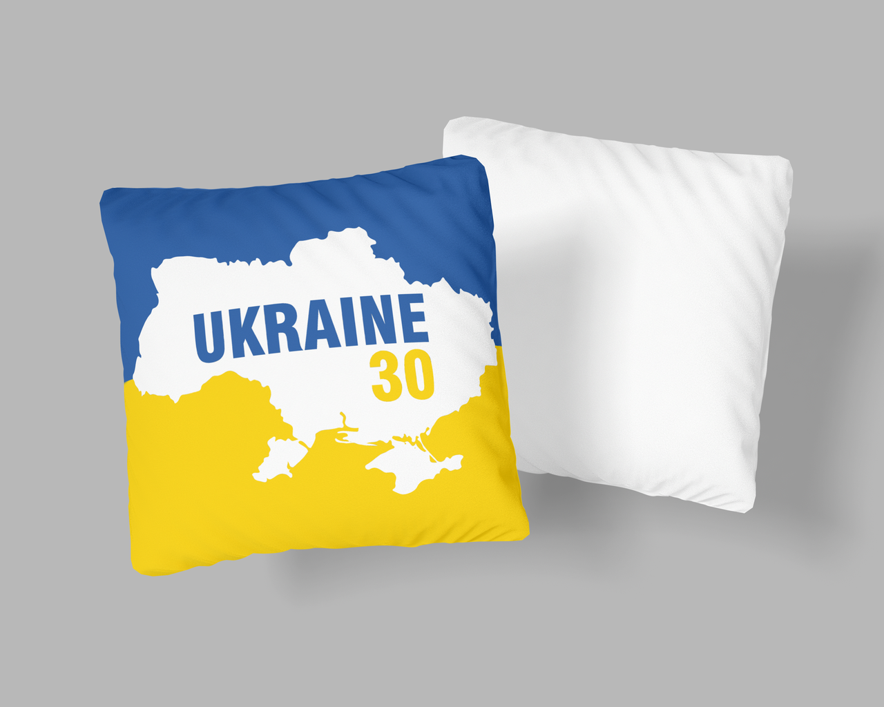 Декоративна подушка для сублімації тематична "UKRAINE 30" UA0114