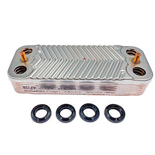 Теплообменник ГВС SWEP Viesmann 7828745 Vitopend WH1D Vitodens WB1B WB1C 24 кВт. 7875502