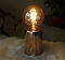 Комплект світильник та лампа нічник "Тесла" метал золото 12*8 см   2006259, фото 2