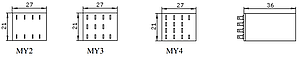 Реле МY4 (DC 12 V) АСКО, фото 3