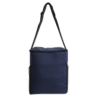 Сумка-холодильник з принтом, під нанесеня логотипу. Синя 19Х30Х30