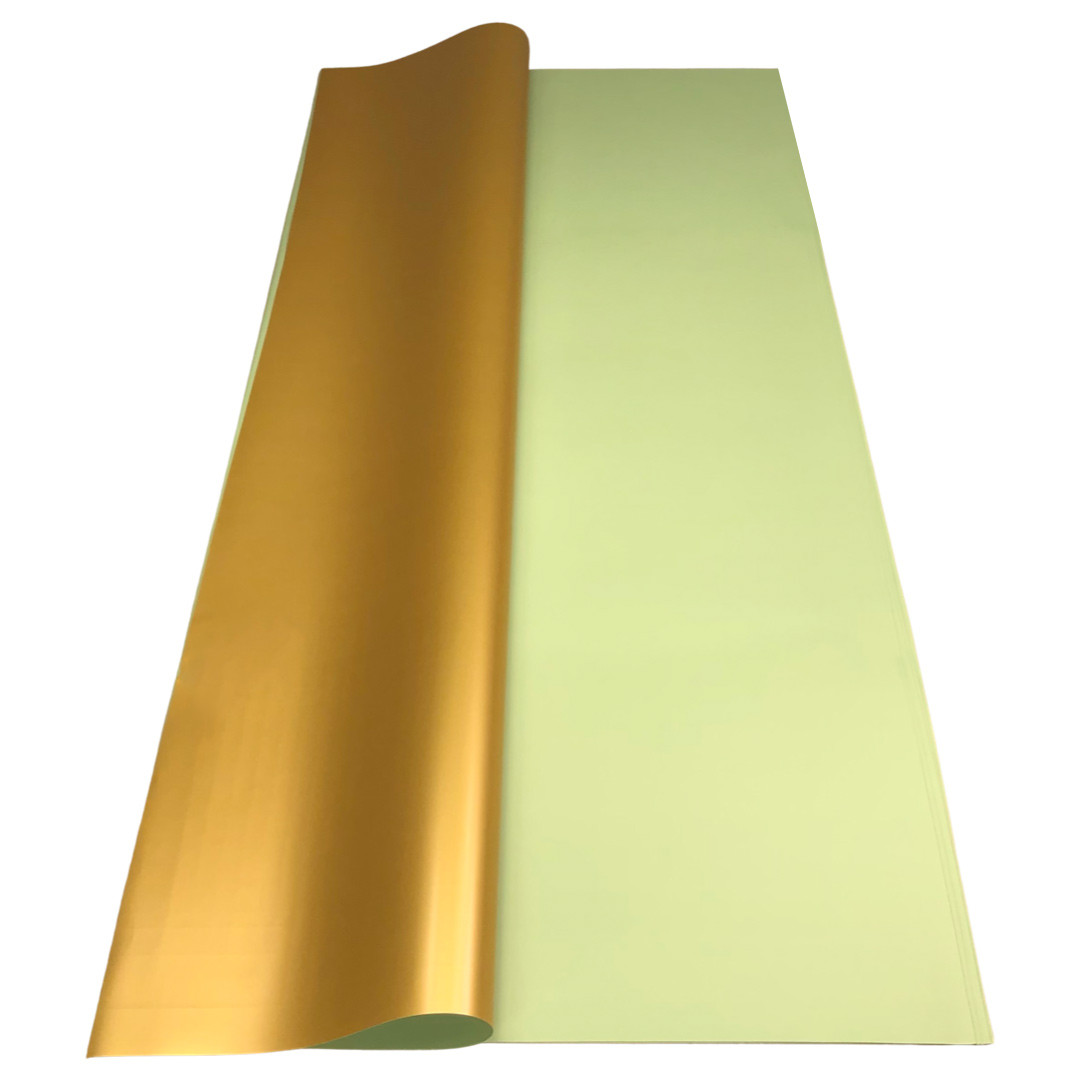 Калька листова салатова 57см х 57см 20 аркушів, фото 1