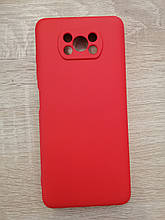 Чехол для Xiaomi Mi 10T Lite / Poco X3 / Poco X3 Pro Color Full Red