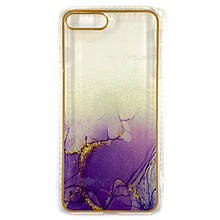 Чохол-накладка Shiny sand 2021 для iPhone 8 Plus пурпурова