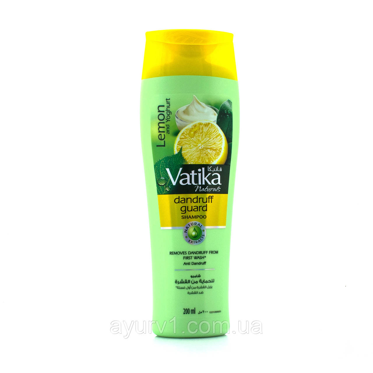 Шампунь Ватика с лимоном и йогуртом от перхоти / Dabur Vatika Naturals ...